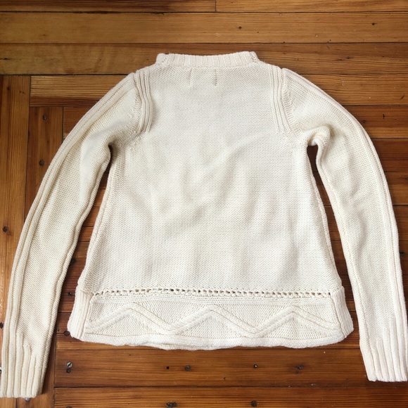 Anthropologie Off-White Sweater XS - Picture 2 of 4